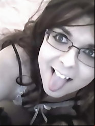 Sissy Karoline being submissive and naughty